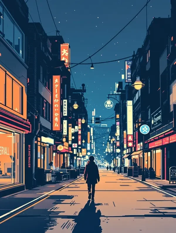 都市夜行人 漫画封面